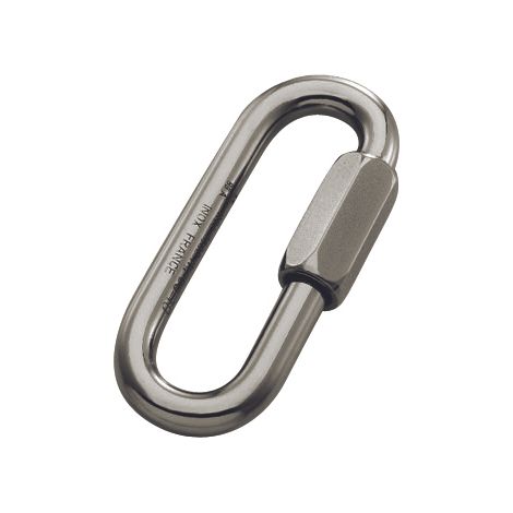 Maillon rapide g.o. diam.8 mm inox rupture 4900 kg LEVAC - 5191FI