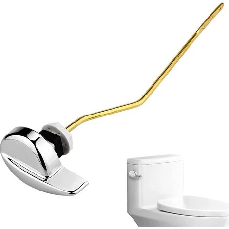 Ensemble d'accessoires de rechange pour poignée de chasse d'eau latérale de toilette, poignée de levier de réservoir d'eau universelle (1/5)
