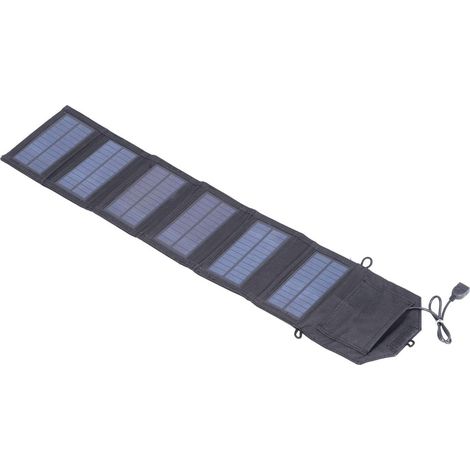 Foldable Monocrystalline Silicon Solar Charger, USB Output (1/5)