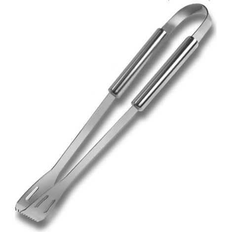 (35 cm) Pinzas para barbacoa de acero inoxidable, pinzas para cocinar carne, herramientas reutilizables para barbacoa con calefacción, accesorios para barbacoa, pinzas (1/4)
