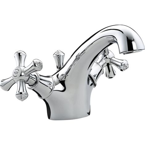 Bristan Colonial Mono Basin Mixer Tap with Pop Up Waste - Chrome (1/5)