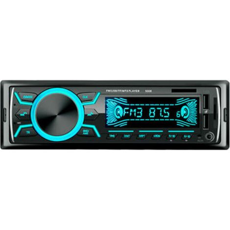7 Couleurs Led Car Stere Radio Bt Autoradio Dual Usb Charge Rapide Usb Audio Stereo Mp3 Id3 Wma Aux-In Tf A2Dp Mains Libres Iso (1/5)