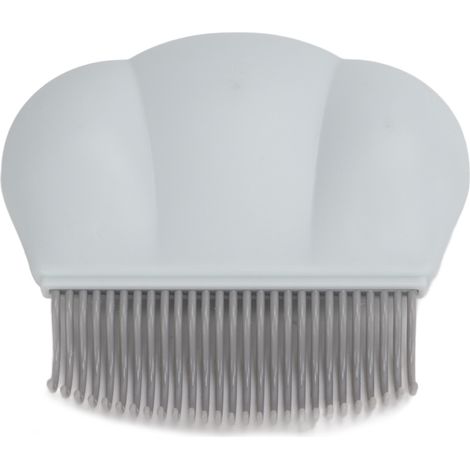 Peigne coquillage pour chat - Élimine les poils morts - Peigne massant pour animaux de compagnie (poils courts et longs) - Bleu (1/5)