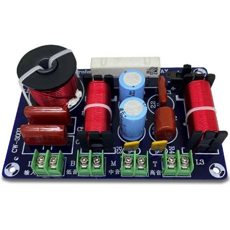 Diviseur de Fréquence Audio 300W - Crossover Haute Fidélité Durable (1/4)