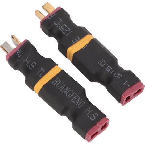 4 paires de connecteurs XT60 mâle femelle vers T femelle, plastique robuste, pour batterie RC voiture avion modèle (1/5)
