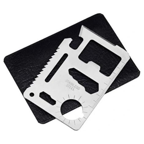 Tarjeta de supervivencia de 10 piezas HERRAMIENTA MULTIUSOS DE SUPERVIVENCIA 14298