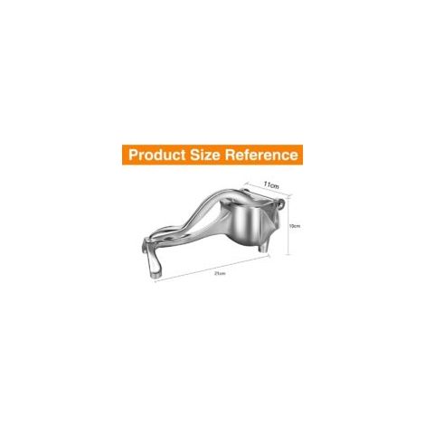 Manuelle Zitruspresse, Aluminium-Hebelpresse mit ergonomischem Griff, zum Auspressen von Zitronen- und Orangensaft - Crezuo (1/3)
