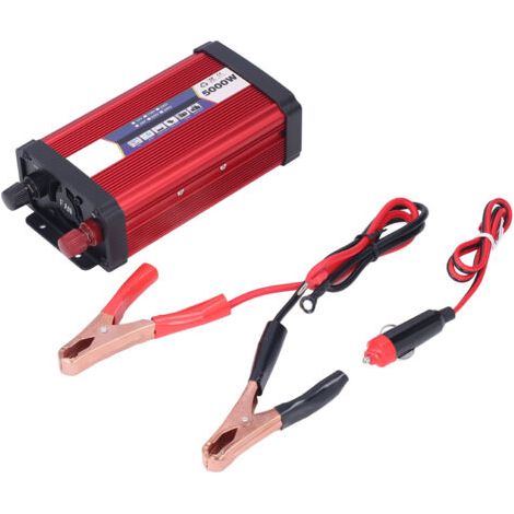Onduleur automobile à onde sinusoïdale modifiée, convertisseur adaptateur de charge USB 2000 W / 24 V vers 220 V