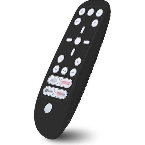 Housse de Télécommande Compatible avec 5, Coque en Silicone, Absorption des Chocs, Gaine Protectrice Totale (Noir) (1/5)