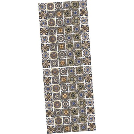 Lot de 2 Autocollants Muraux Décoratifs pour Cuisine Salle de Bain Bar Comptoir 48 Pièces (1/5)