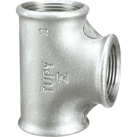 Té égal galvanisé femelle 130 - 1"1/2 - 40 mm - SFERACO
