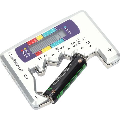 Digitaler Batterietester, Batteriekapazitätsprüfer, Messwerkzeug 90 x 60 mm (1/5)
