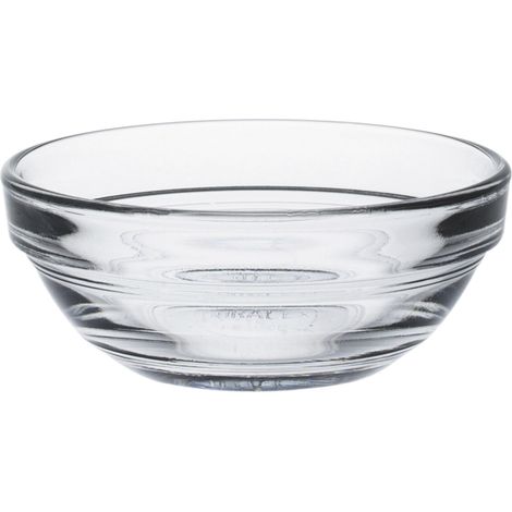 GIGOGNE transparente Schüssel für Saucen und Dips 70 ml - 4er-Set