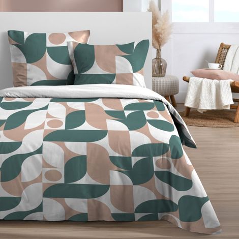 Housse de couette 240x220 JOAKIM + 2 taies 100% microfibre