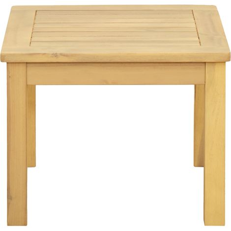 Table basse Acacia clair 45 x 45 x 36 cm Bois d'Acacia Massif (1/5)