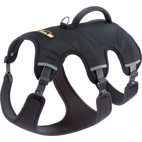 Ferplast ERGOTREKKING Harnais Chien Rembourrée et réfléchissante, elle offre confort et contrôle lors des promenades, des randonnées et des excursions.. Variante LARGE - Misure: A: 50-60 cm B: 70-80 c