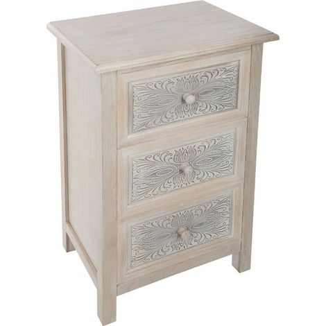 Cómoda 'Hina' blanca 3 cajones - Atmosphera créateur d'intérieur (1/5)
