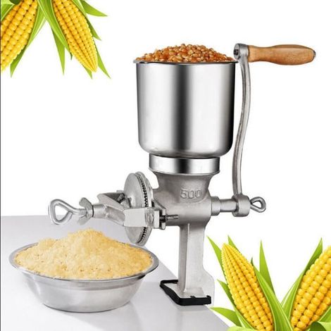Manuellement Moulin à grains blé Fraiseuse de maïs outil de cuisine maison (1/4)