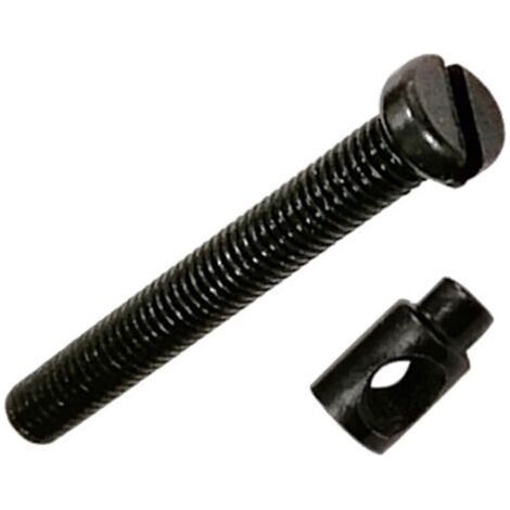 5 pièces barre tendeur de chaîne vis de réglage pour tronçonneuse électrique 405 5016 pièces de tronçonneuse jardin remplacer tendeur vis de réglage (1/5)