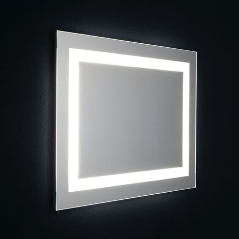 Miroir De Salle De Bain Avec Led Cm 80X60 Réversible Avec Senseur Touch (1/4)