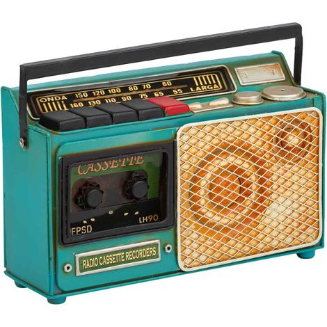 Radio metal verde 23x17x7.5 (1/5)