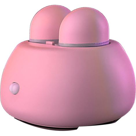 Nettoyeur de lentilles de contact ultrasonique portable automatique rechargeable rose (1/5)