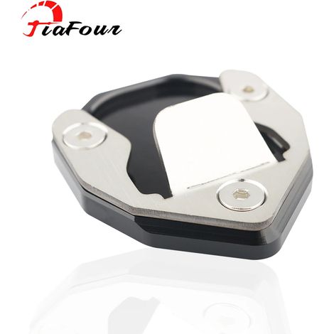 (Noir) Compatible avec les modèles Himalayan SCRAM 411 21-23 (2018-2023) : extension de béquille latérale, support de pied maxpower (1/3)