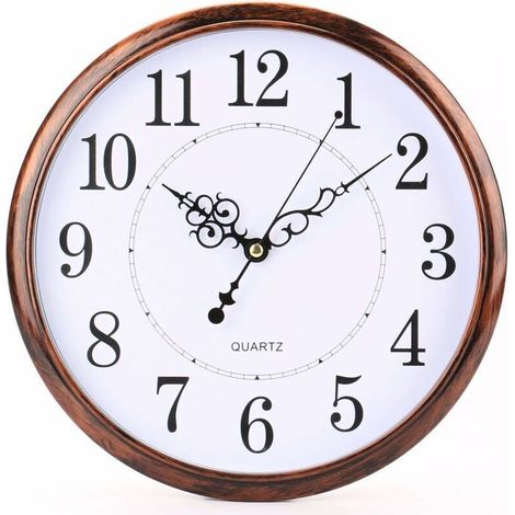 Silent Retro Wall Clock 30 cm (1/5)