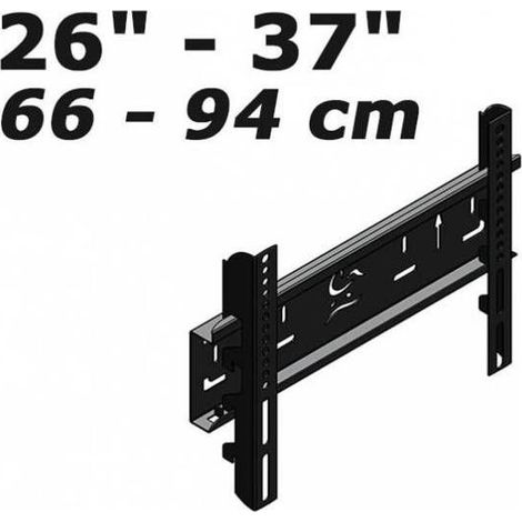 Support TV Fixe HD LINE pour écran plat 26" à 37" jusqu'à 75 kg - Universel - VESA (1/4)