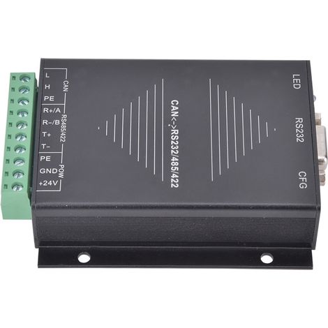 Industrielle serielle Schnittstelle RS232/RS485/RS422 zu CAN-transparenter Übertragung DC 9-36 V (1/5)