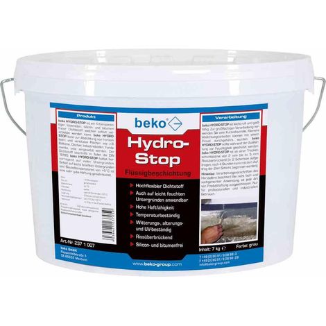 Beko Hydro-Stop Flüssigbeschichtung halbflüssig 7 kg Eimer 2371007 (1/4)