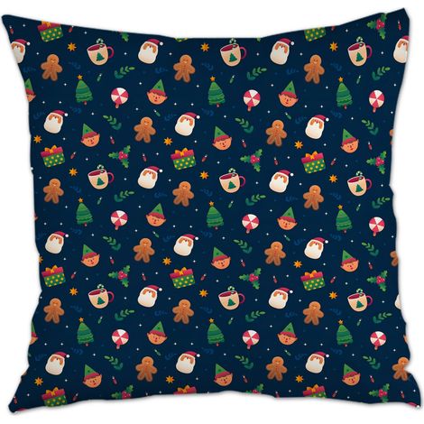 Housse de coussin carréeanti-ride pour canapé lit salon chambre à coucher décoration de la saint-valentin (1/5)