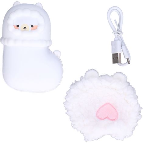 Hand Warmer - Portable USB Rechargeable Electric Heater - Sheep Shape - 5000 Mah - Indoor Outdoor Office Use - 1 Piece (1/5)