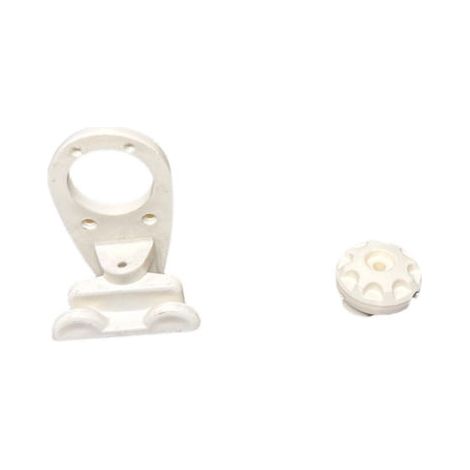 Ricambio pattino inferiore per cabina doccia bianco Titan CAA3S3BT04 (1/2)