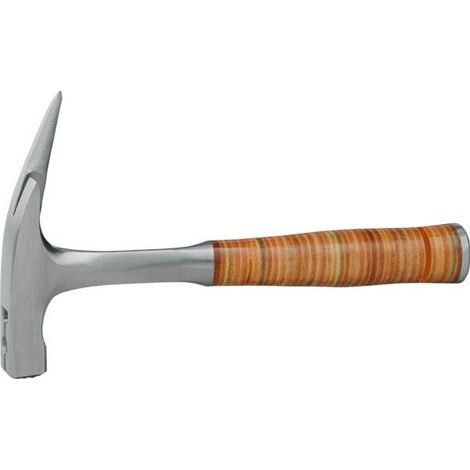 Martillo de carpintero con mango de cuero