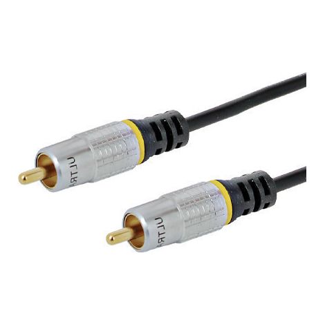 Cordon RCA mâle/mâle 3 mètres Gold - SEDEA - 914702 (1/4)