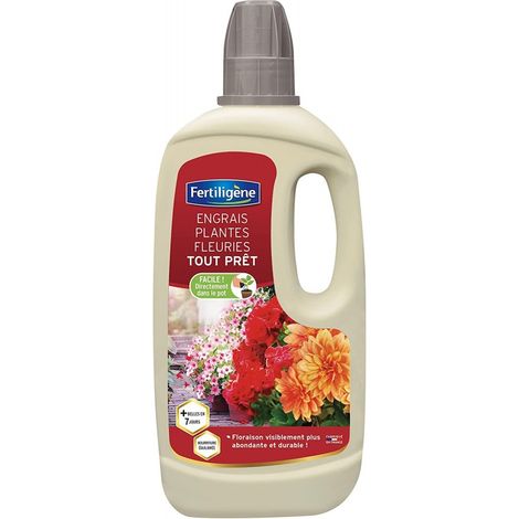 FERTILIGENE - Engrais tout prêt plantes fleuries 1l (1/4)