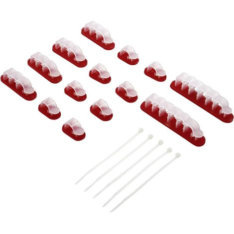 Support de câble TRU COMPONENTS WCM-SET-TT 1386629-1 transparent 19 pc(s) S494921 (1/2)