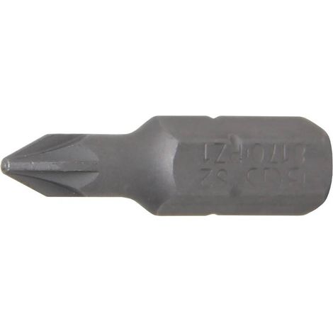 Embout Cruciforme PZ1 6,3 mm (1/4) - L. 25 mm - Précision et Compatibilité Universelle, Acier - D-Work (1/4)