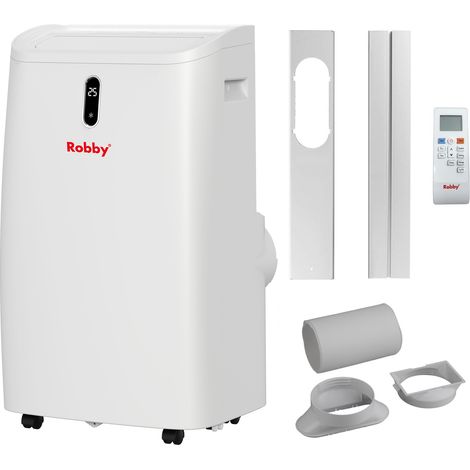 Climatiseur mobile réversible 3500w avec kit fenêtre - Robby - ROAC12HW (1/5)