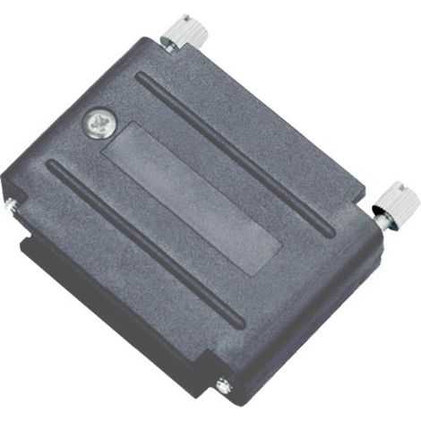 encitech DAPK25-JS-K 6211-0100-33 D-SUB Adaptergehäuse Polzahl: 25 Kunststoff Schwarz 1 St.