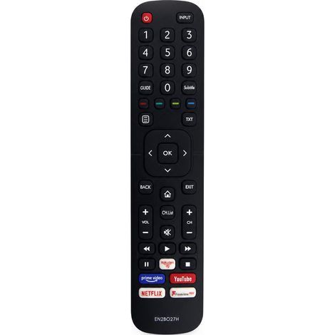 Telecomando TV compatibile con Hisense EN2BO27H con tasti di accesso rapido alle applicazioni (1/5)