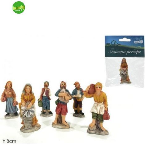 Personaggio Natalizio General Trade 8cm Modelli Assortiti