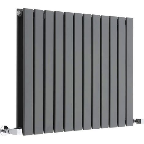 Radiateur Design Horizontal Anthracite Delta 63.5cm x 84cm x 3.8cm 1146 Watts