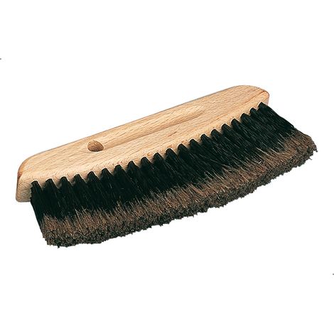 Epoussette 1/2 lune fibre nylon fleuré manche bois - NESPOLI - 392440