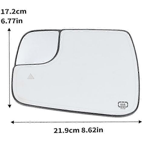 Rétroviseur extérieur chauffant avec éclairage d'angle mort, compatible avec Dodge Ram 1500 (2019-2024). (1/5)