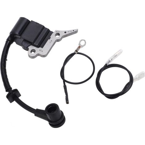 Bobine d’allumage pour tronçonneuse et tondeuse – Compatible 2500/25 CC – Pièce de rechange en cuivre étamé pour outils de jardin électriques (1/5)