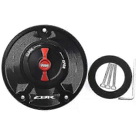 Bouchon de réservoir d'essence en aluminium CNC sans clé pour Honda CBR 600 F4 F3 F2 (1991-2008) - Accessoires moto 2025 (1/5)