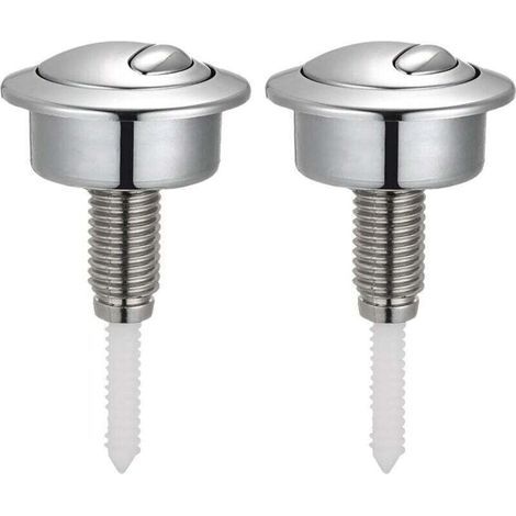 Set mit 2 Zweimengenspülknöpfen für Siamp-Spülkästen für Optima 49. Zweimengenspülknopf für Twyford Vitra. (1/5)