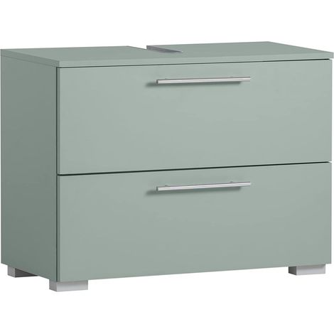 Schildmeyer Carlos - Mobile sottolavabo, materiale a base di legno, plastica, metallo, 80 cm, pistacchio (1/5)
